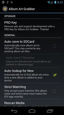 Album Art Grabber android App screenshot 0