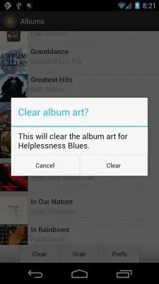 Album Art Grabber android App screenshot 1